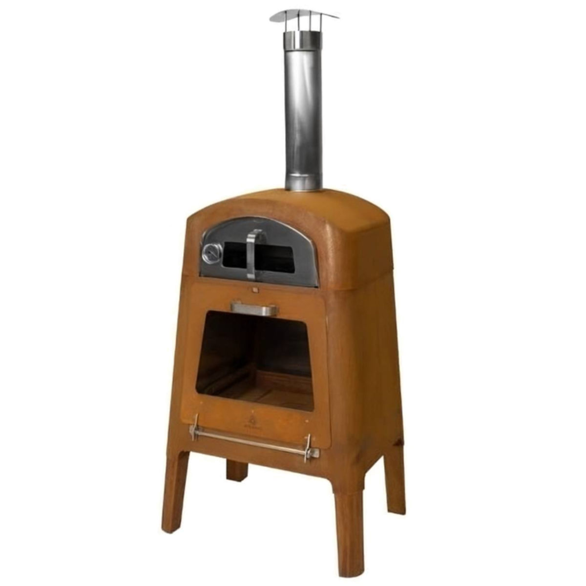 Masuria Nexo Holz-Pizzaofen – Cortenstahl