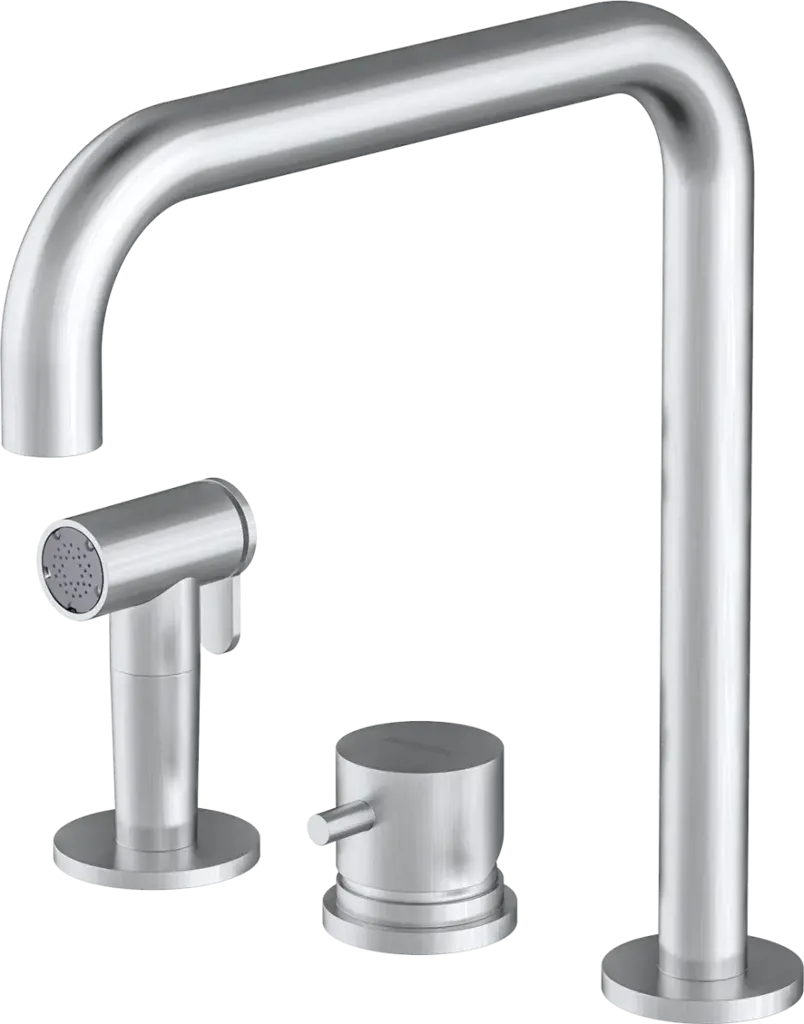 Barazza Kit Top with Remote Control and St. Steel Tap Extractable Shower