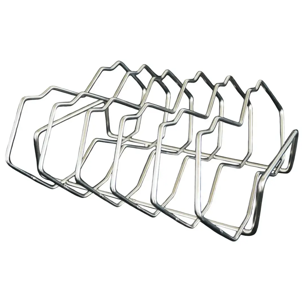 [PG00342] Primo 5-Slot Rib Rack – Support pour cuire 5 pièces de travers de porc simultanément