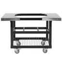 Primo Cart with Stainless Steel Side Shelves for Oval LG 300 & XL 400 