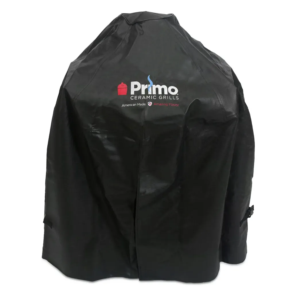 Primo Vinyl Grill Cover for All-In-One Round Kamado, Oval LG 300 & Oval JR 200