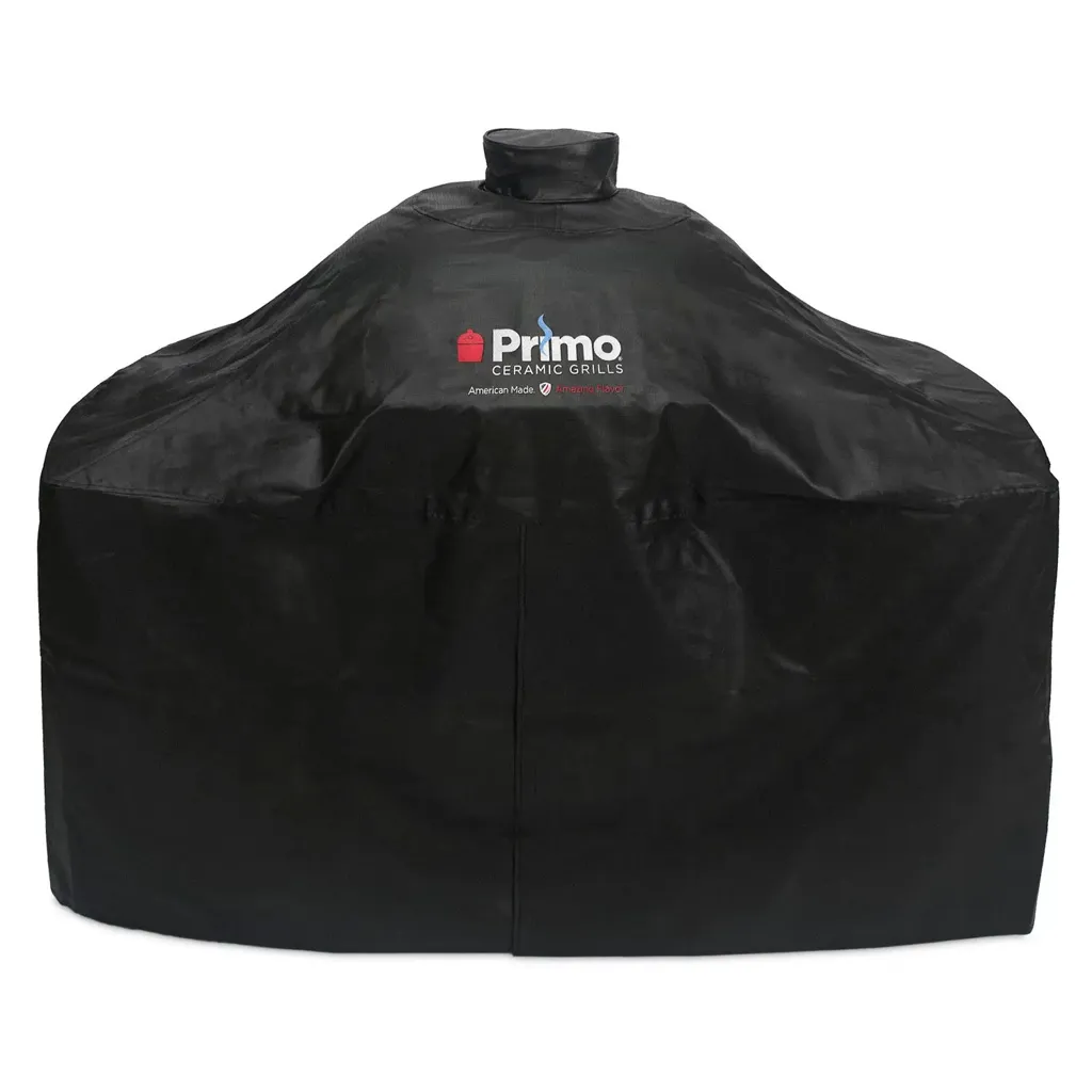 Primo Vinyl Grill Cover for Oval XL 400 on Cart, Oval LG 300 on Cart, and Oval JR 200