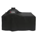 Primo Vinyl Cover for Oval LG 300 & Oval JR 200 on Countertop Cypress Table