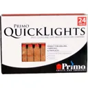 Primo Quick Lights Feuerstarter – Zündholz-Starter für einfaches Anzünden von Holzkohle (24er Pack)