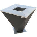 Theiss Cevio Brasero barbecue carré d’extérieur sans fumée