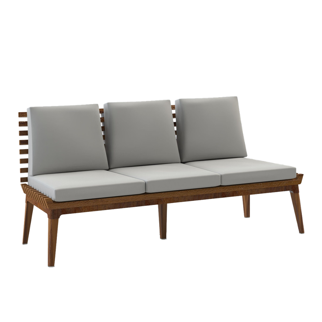 Masuria Nexo 3-Sitzer Gartensofa (Corten)