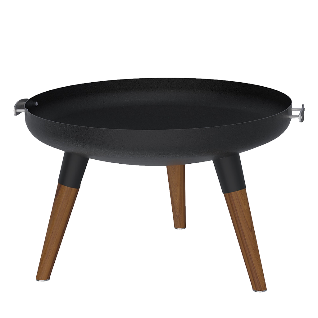 Braciere Masuria Nexo 800 Corten con coperchio (Nero)