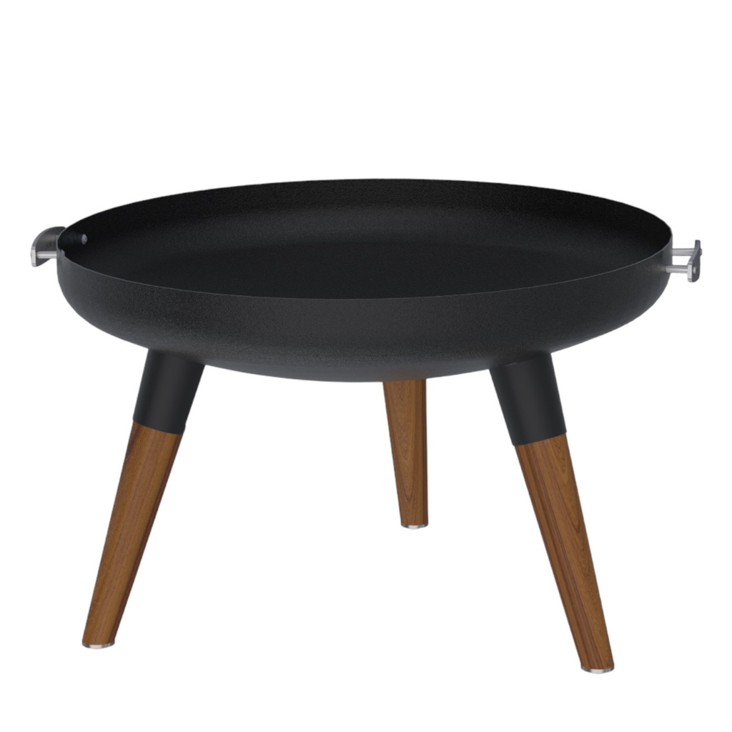 Masuria Nexo 800 Corten Feuerschale mit Deckel (Black)