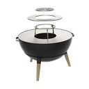 Masuria Nexo Boule 1000 Grill and Fire Pit - Black