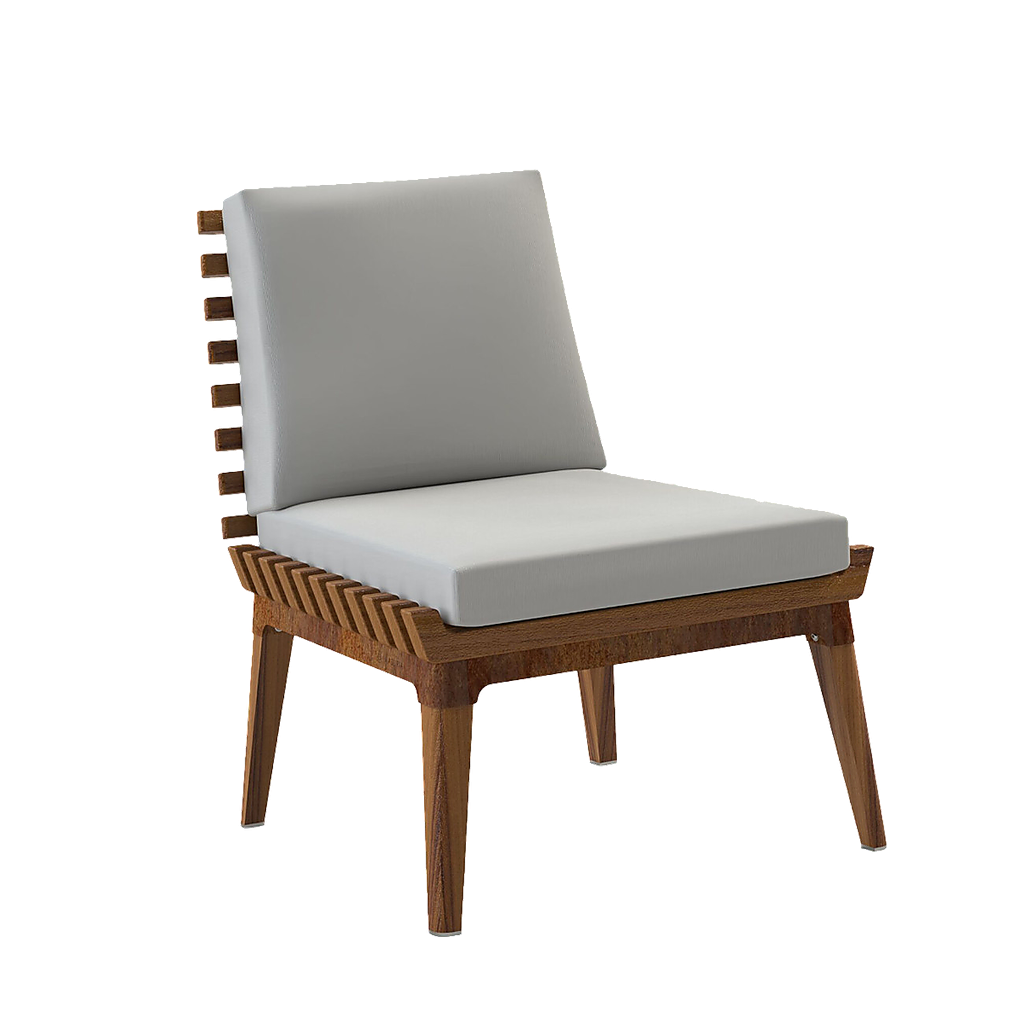 Masuria Nexo Garten-Sessel mit Iroko-Holz (Corten)