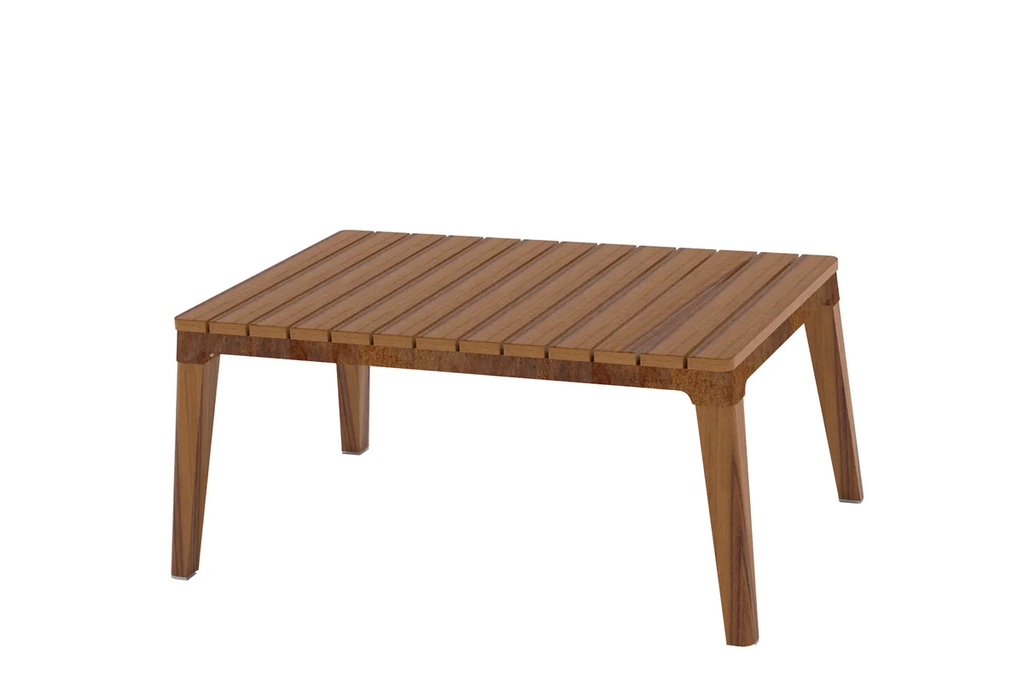 Masuria Nexo Moderner Couchtisch mit Stahlrahmen (Corten)