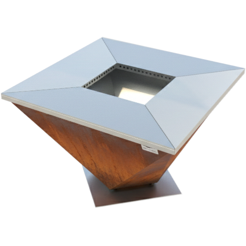 Theiss Maggia Feuergrill - Schwarz (Corten)