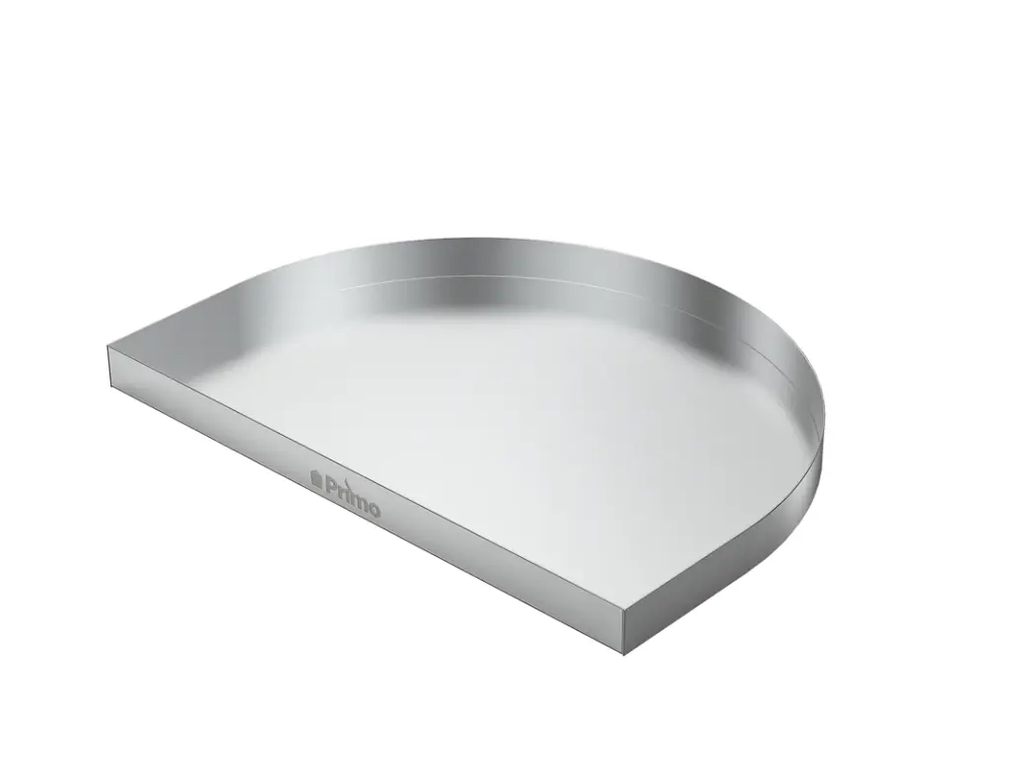 Primo halbovale Auffangschale für den Kamado Round Grill