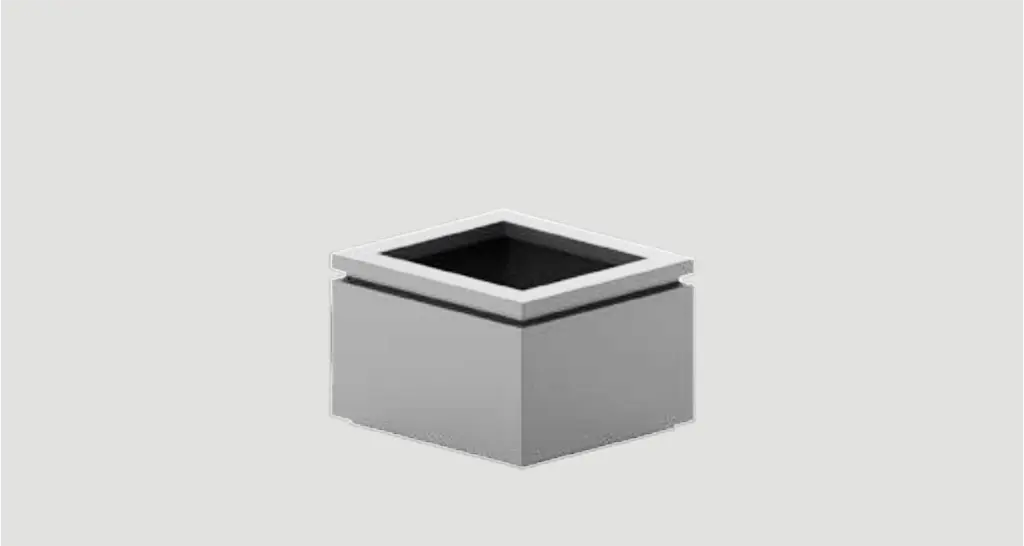 Fogher Modulares Pflanzgefäß L50 x T45 x H33 - 05