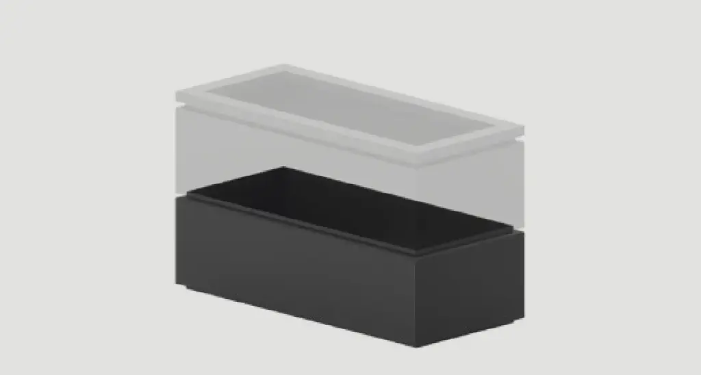Fogher Planter Frame Extension L100 x D45 x H33 - 01