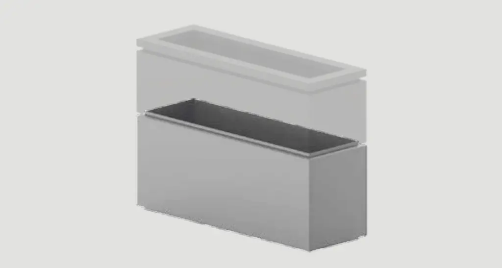Fogher Planter Frame Extension L100 x D33 x H45 - 05