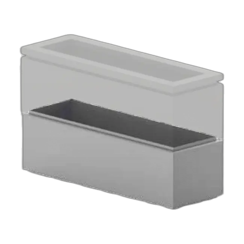 Fogher Estensione del telaio per fioriera L100 x D33 x H33 - 05