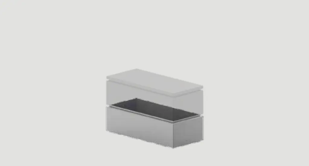 Fogher Gartentruhen-Rahmenverlängerung L100 x T45 x H33 - 05