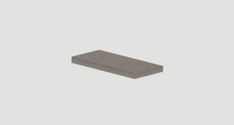 Fogher Cushion | Sunbrella® natural nattè grey L100 x D45 x H5.5