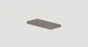 Fogher Cushion | Sunbrella® natural nattè grey L100 x D45 x H5.5