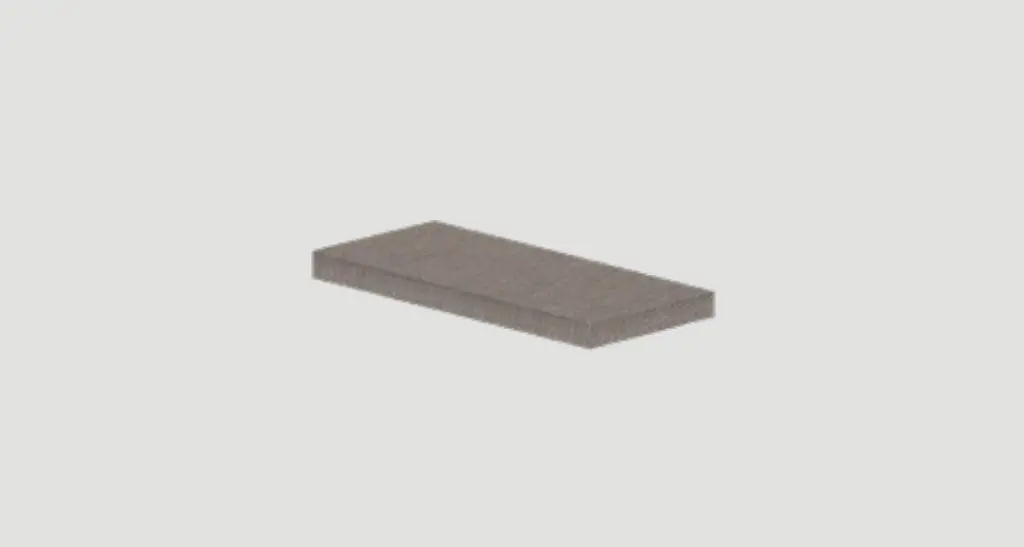 Fogher Kissen | Sunbrella® natur nattè grau L100 x T45 x H5,5