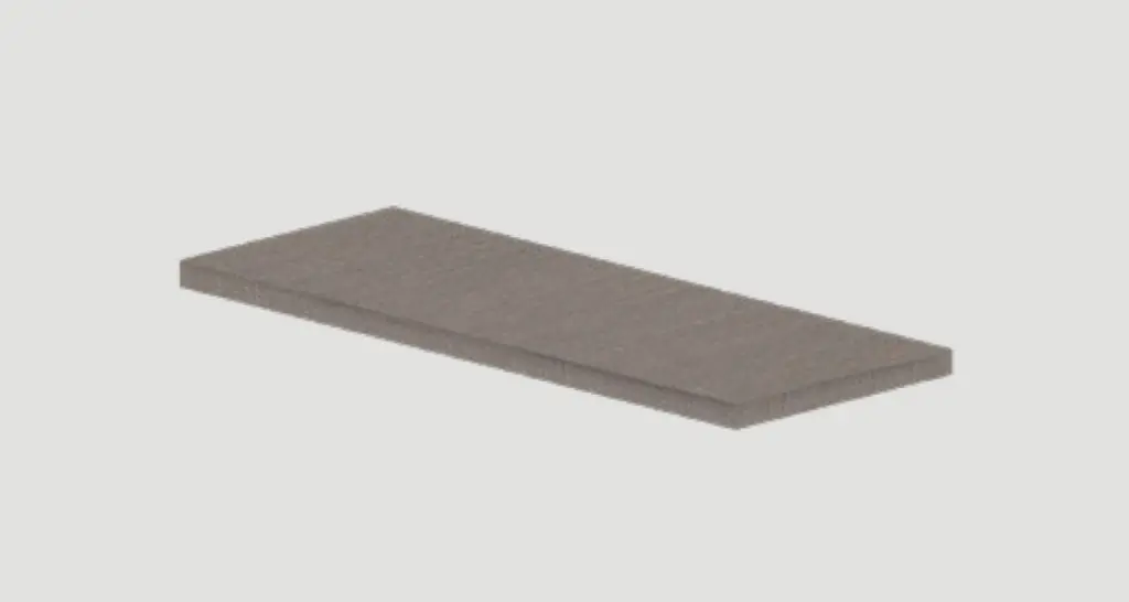 Fogher Cushion | Sunbrella® natural nattè grey L200 x D78 x H5.5