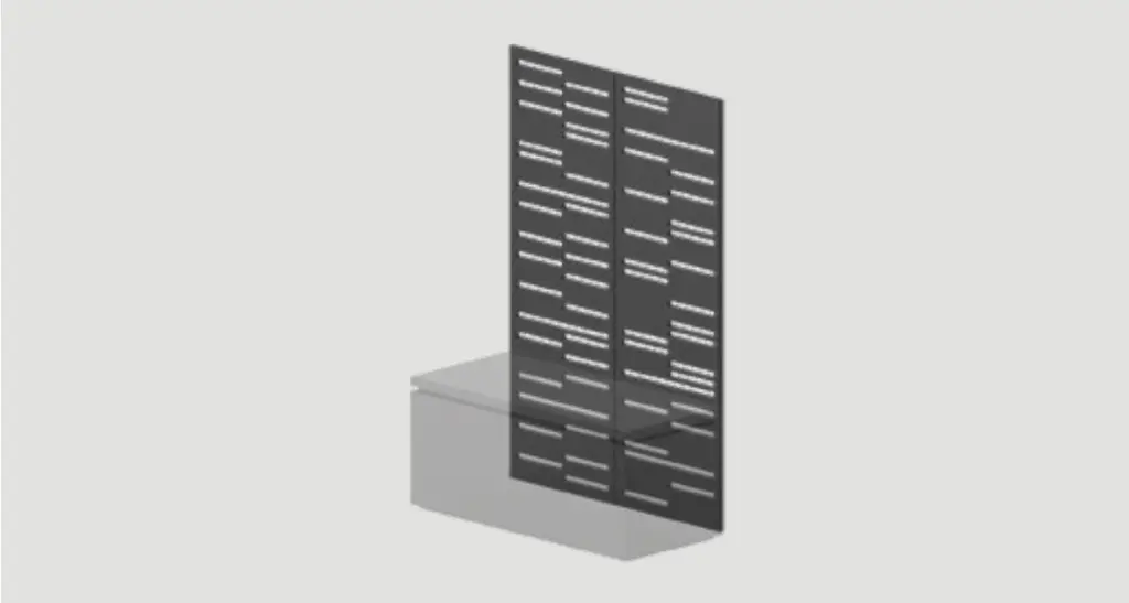 Fogher Outdoor Privacy Screen kit | 2 pcs | L50 D2 H150 - 01