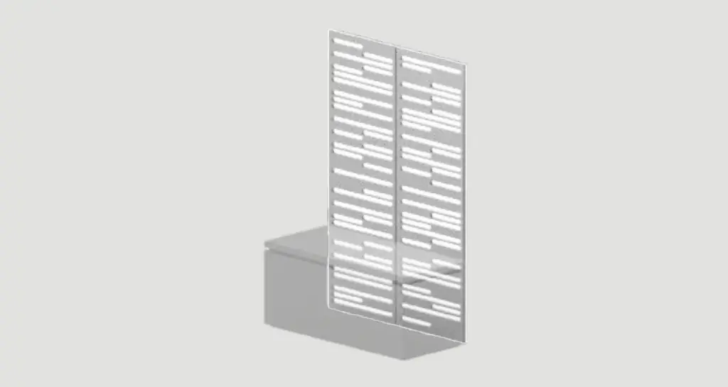Fogher Outdoor Decorative Screen kit | 2 pcs | L50 D2 H150 - 05