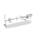 Flammkraft Premium Rotisserie-Spies für Block-Serie Grills