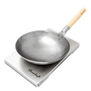 Flammkraft Professional Hand-Hammered Steel Wok (33 cm) for BLOCK Series Grills