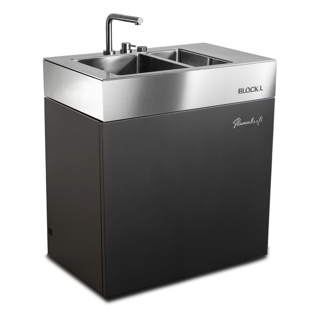 Flammkraft Block L Outdoor Kitchen Sink Module