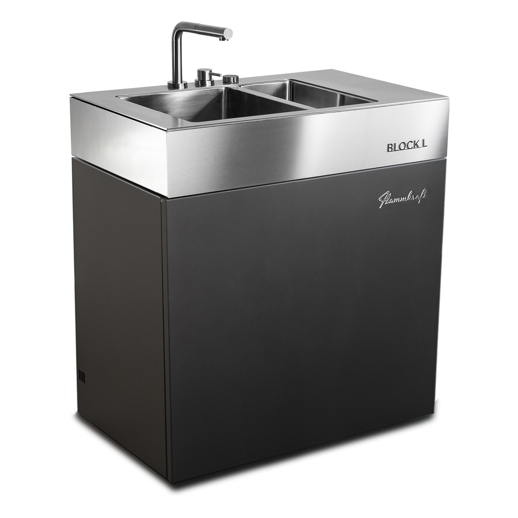 Flammkraft Block L Outdoor Kitchen Sink Module