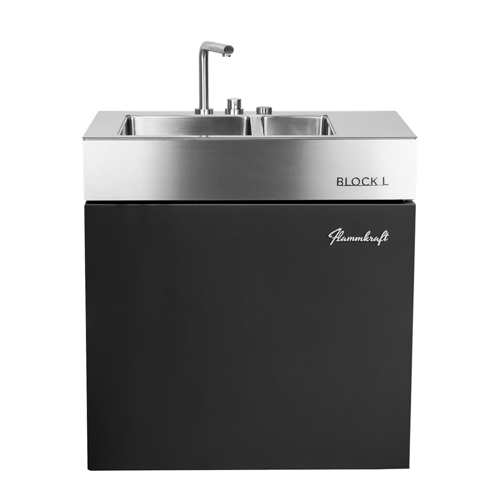 Flammkraft Block L Outdoor Kitchen Sink Module