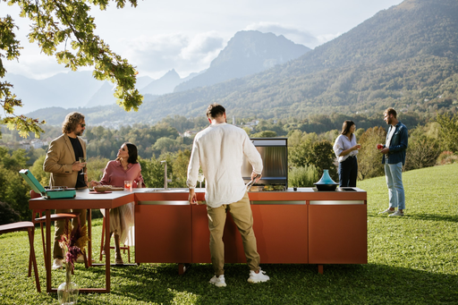 Fògher Agher Modular Outdoor Kitchen with Integrated Grill