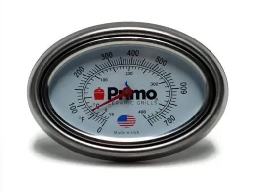 [PG0200033] Primo Grills Ersatz-Domthermometer mit Lünette/Hülse – Kompatibel mit Oval XL 400 Grill