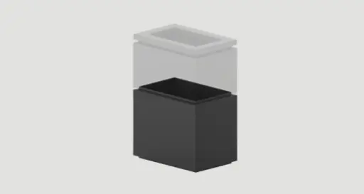 [1084366.0-01] Fogher Pflanzgefäß-Rahmenverlängerung L50 x T33 x H45 - 01
