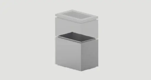 [1084366.0-05] Fogher Pflanzgefäß-Rahmenverlängerung L50 x T33 x H45 - 05