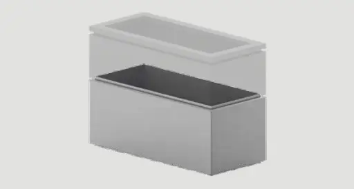 [1084371.0-05] Fogher Planter frame extension L100 x D45 x H45 - 05