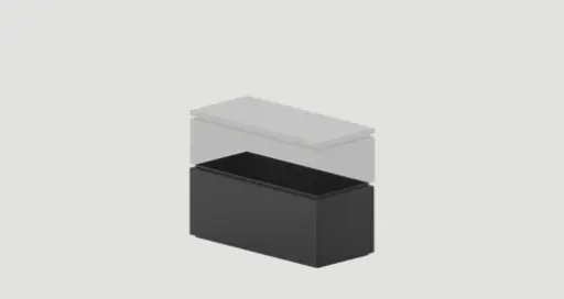 [1084373.0-01] Fogher Gartentruhen-Rahmenverlängerung L100 x T45 x H45 - 01