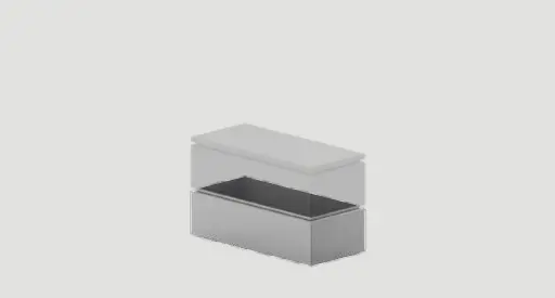 [1084372.0-05] Fogher Garden Chest frame extension L100 x D45 x H33 - 05