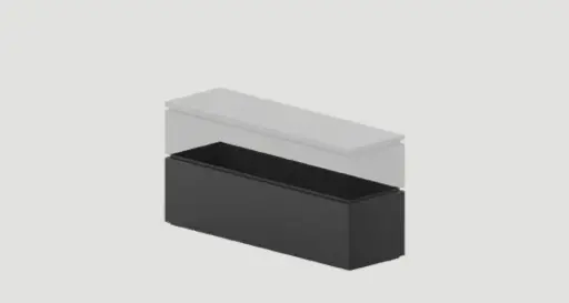 [1084377.0-01] Fogher Gartentruhen-Rahmenverlängerung L150 x T45 x H45 - 01