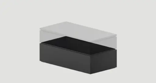 [1084256.0-01] Fogher Gartentruhe Rahmenverlängerung L150 x T78 x H45 - 01