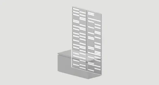[1084464.0-05] Fogher Outdoor Privacy Screen kit | 2 pcs | L50 D2 H150 - 05